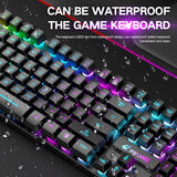 2.4g Rechargeable LED Wireless Gaming Keyboard And Mouse Set