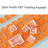 OEM Profile PBT Keycaps 108 Keys Pudding Keycap For Cherry MX Switch Mechanical RGB Gamer Keyboard
