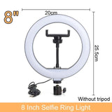 Assorted Styles Dimmable LED Selfie Ring Light With Stand/Tripod 10/12/14 Inch