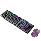 2.4g Rechargeable LED Wireless Gaming Keyboard And Mouse Set